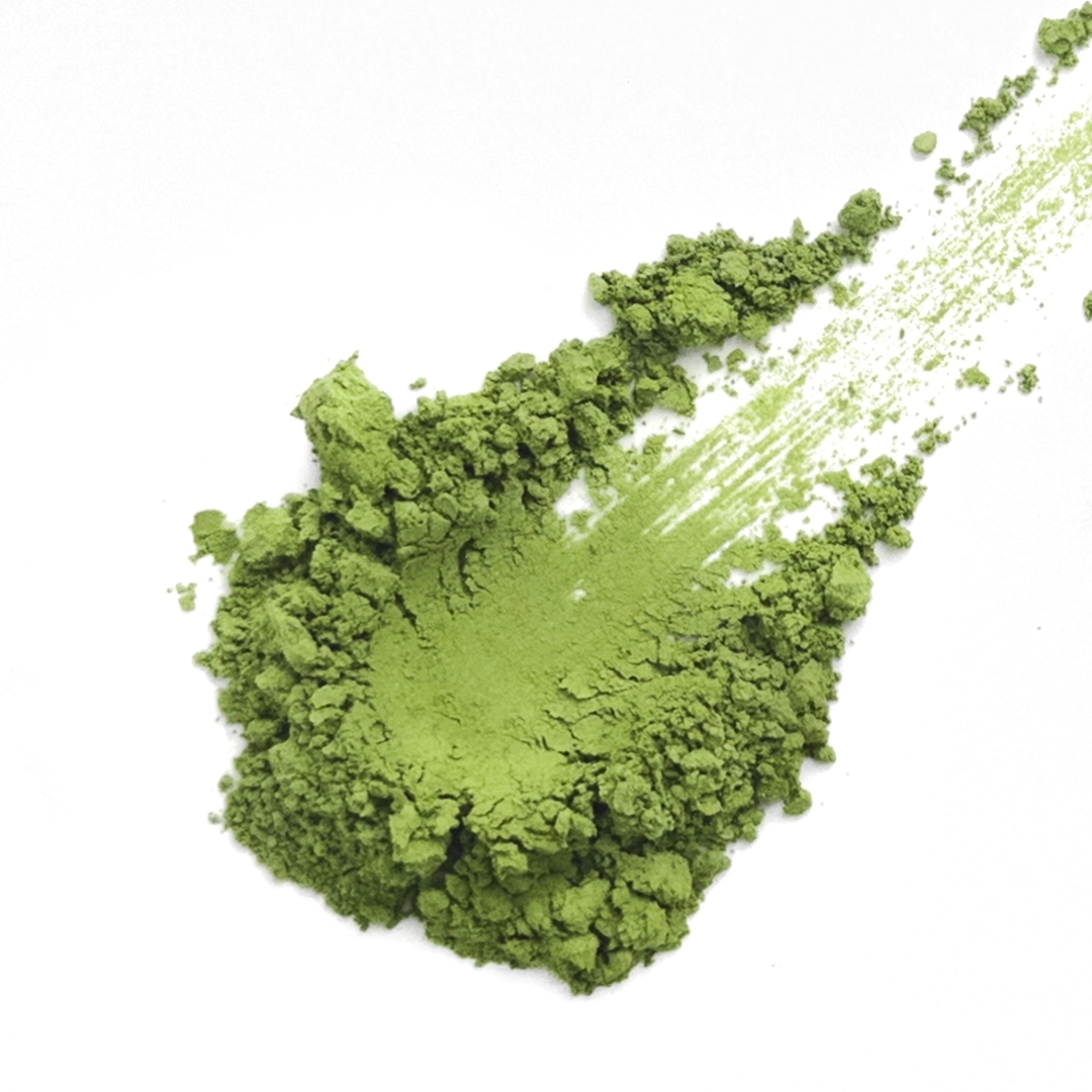 Matcha #1-3, ceremonial grade, jade-green ultrafine powder, light fresh and grassy notes.
