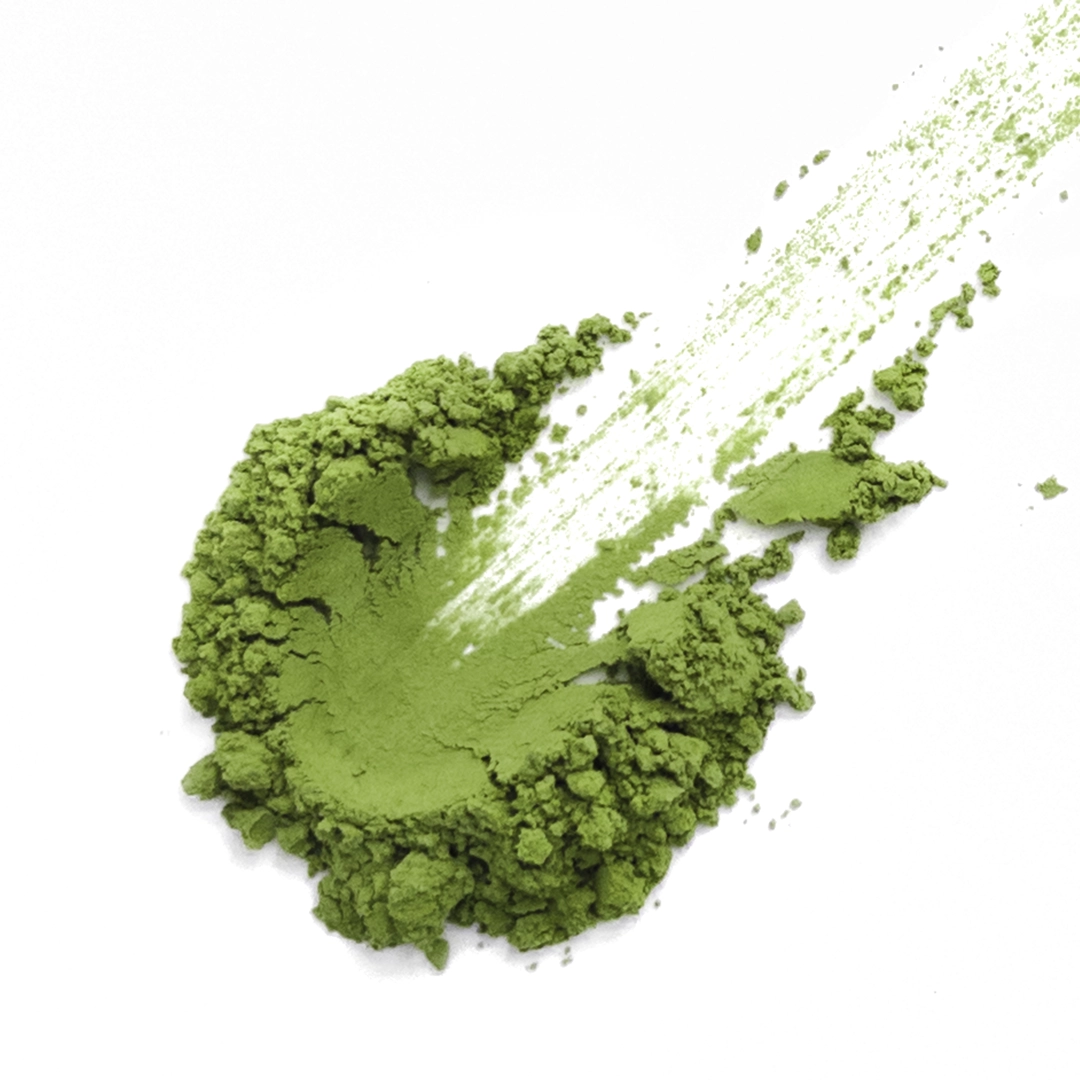 Matcha #2-2, beverage grade, jade-green ultrafine powder, light nori and toasty notes.