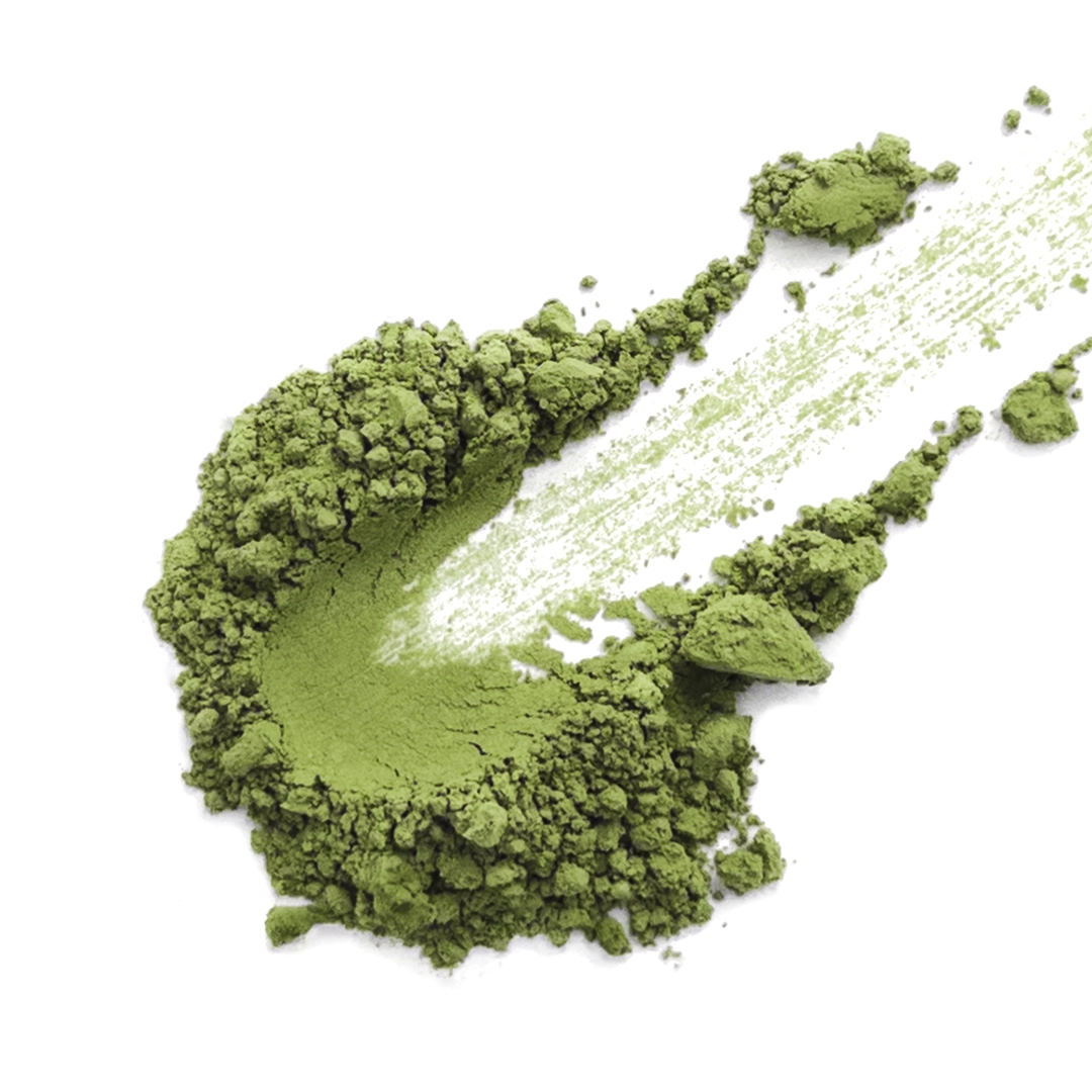 Matcha #3-3, beverage/culinary grade, pale-green ultrafine powder, subtle toasty note.